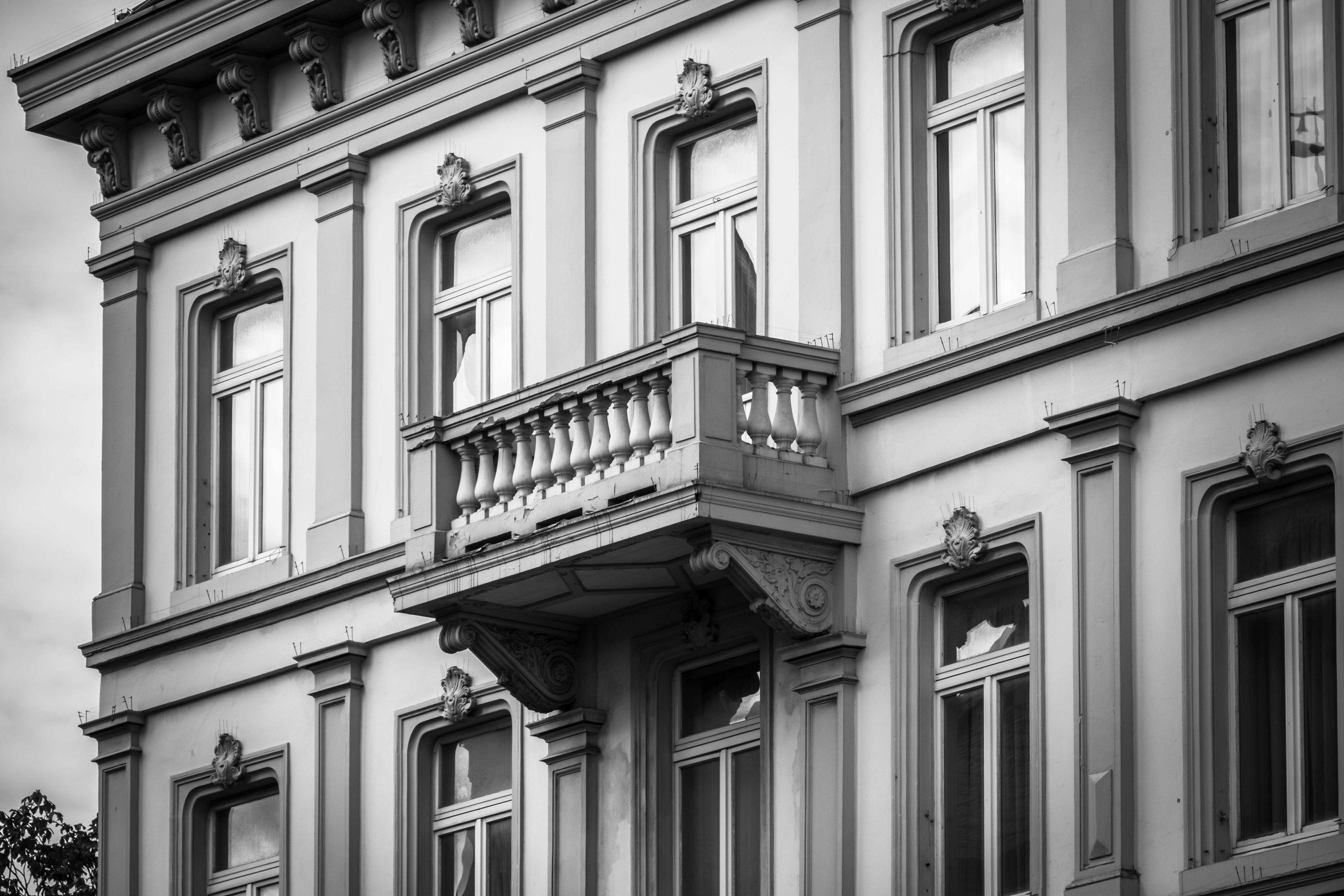 Ruhige Wohnstraße mit Altbauten in Chemnitz